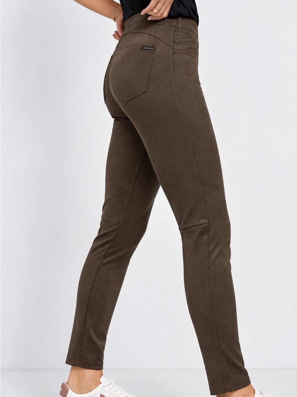 Anthropologie Chocolate Brown Skinny Jeans